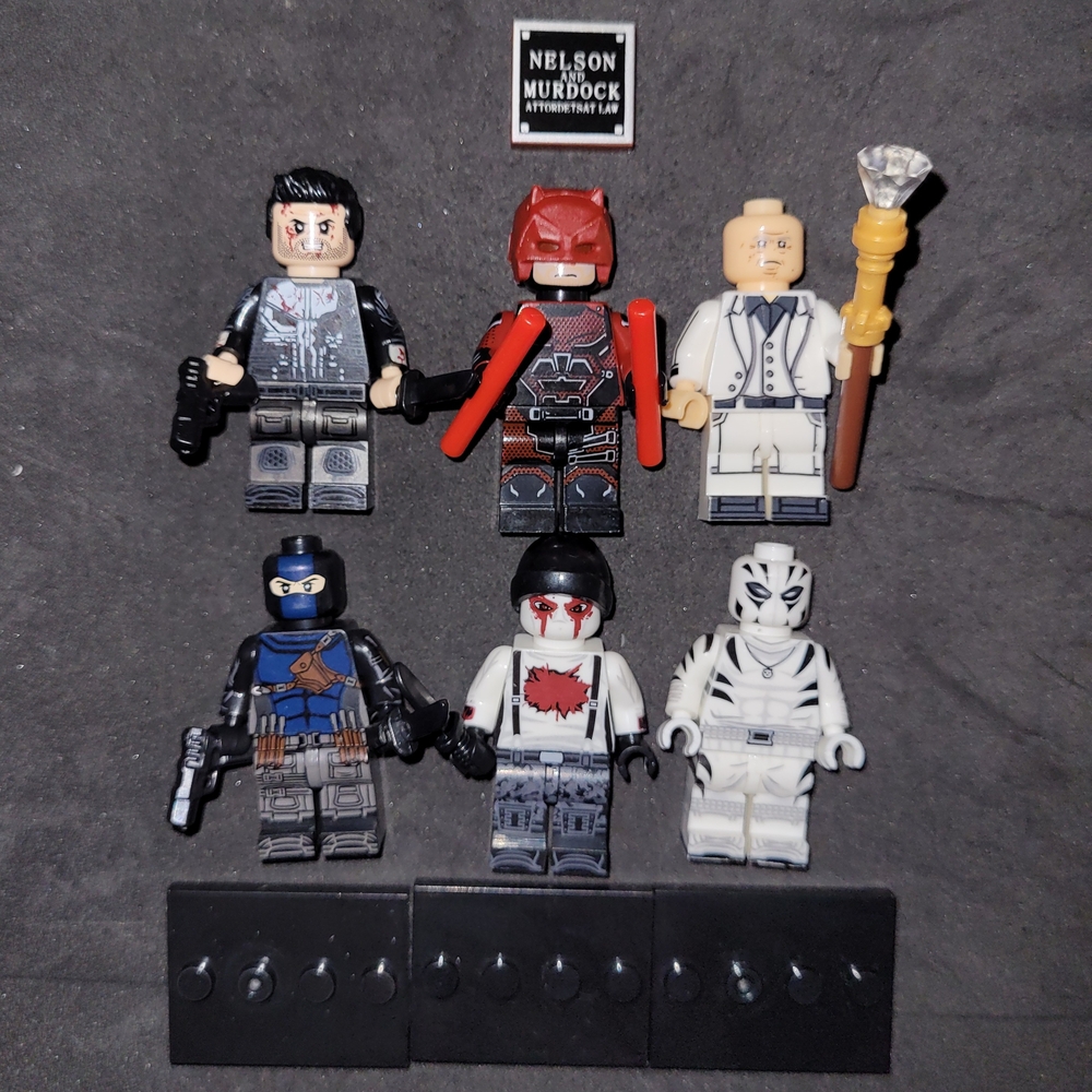 New Daredevil & Villian 6 mini figure set